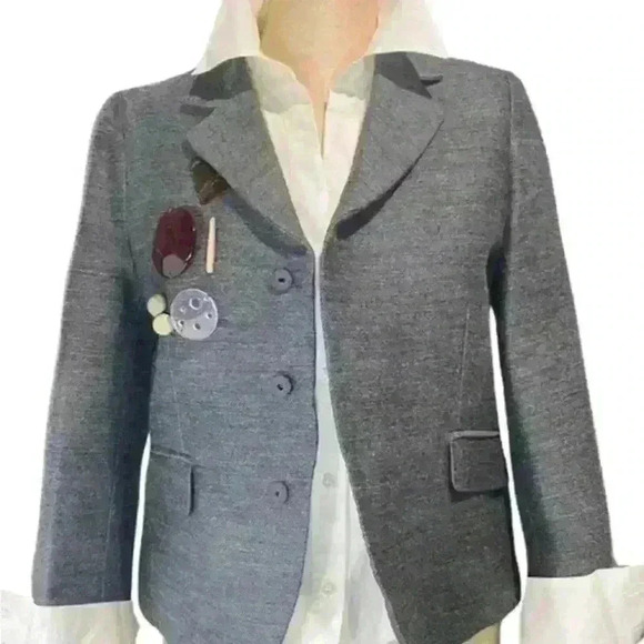 Marni wool gray blazer - Picture 6 of 6